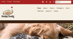 Desktop Screenshot of calaverashumane.org